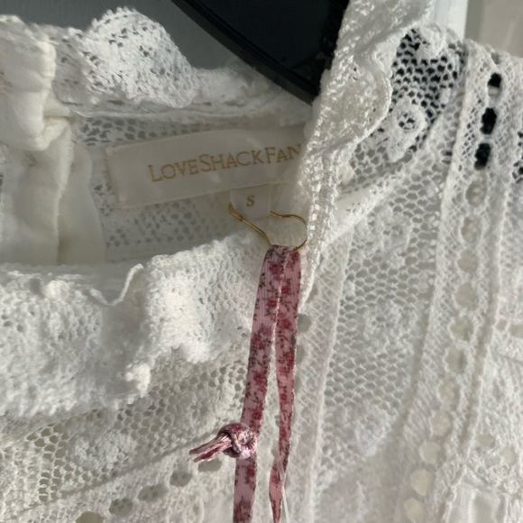 LoveShackFancy Shelly High-Neck Top - Picture 7 of 13